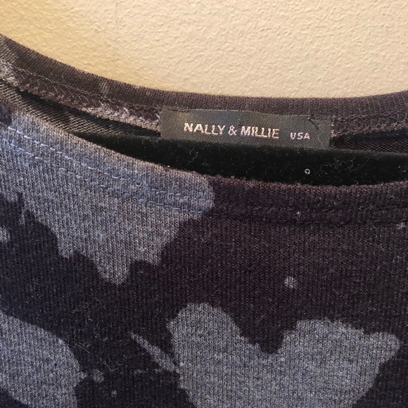 Grey and Black Sweater Dress by Nally and Millie - Picture 4 of 6